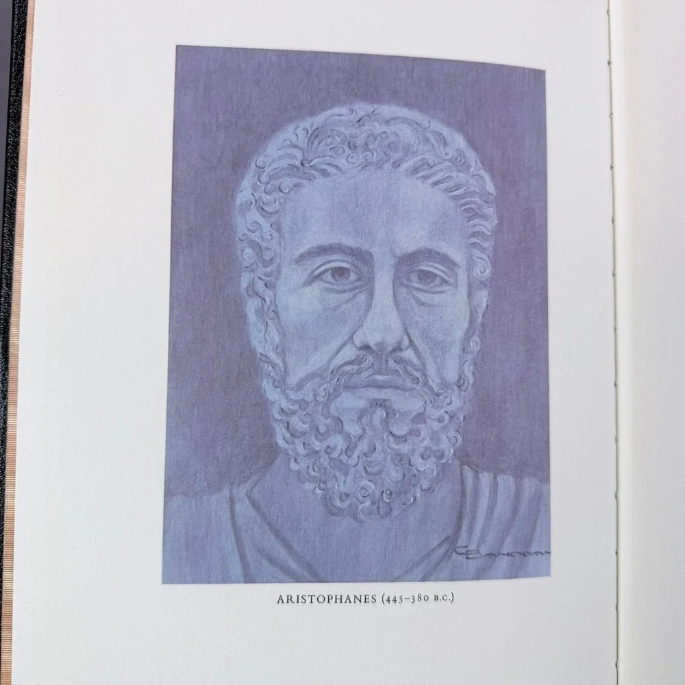 Aristophanes The Birds The Frogs Leather 1979 Easton Press Collector Greek Drama